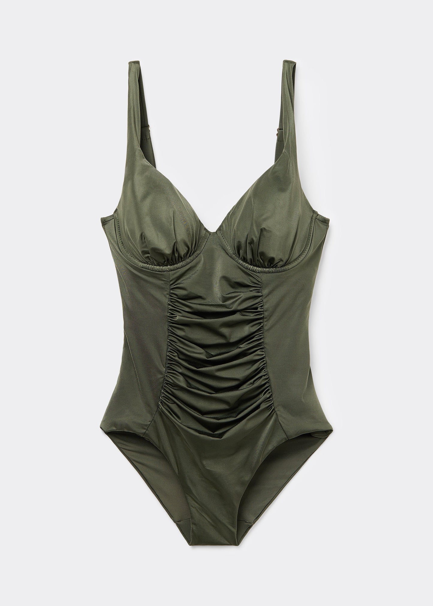 Shaping Swimsuit Shiny Satin