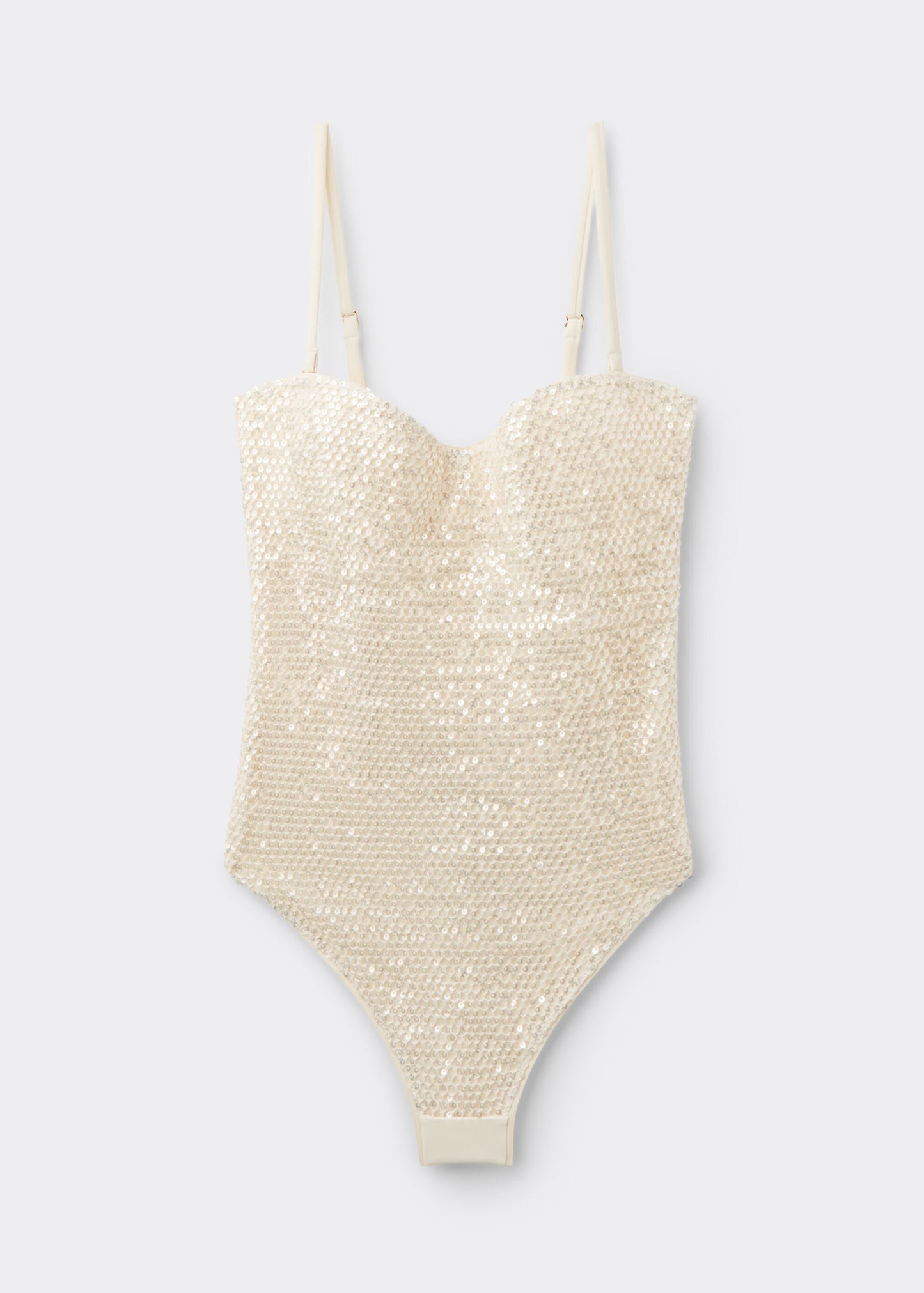 Swimsuit Sequin Net