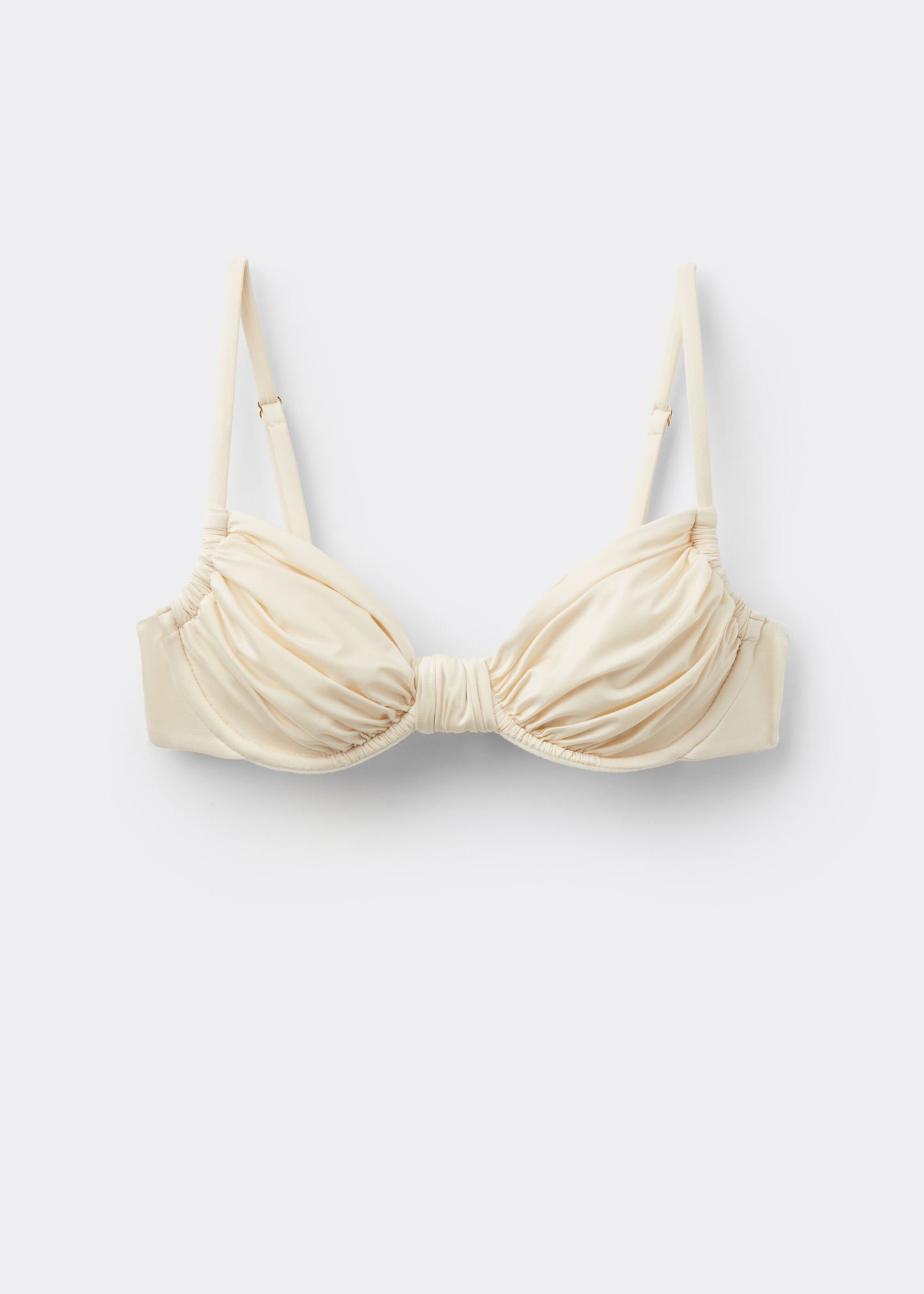Satin Satin Bikini Top