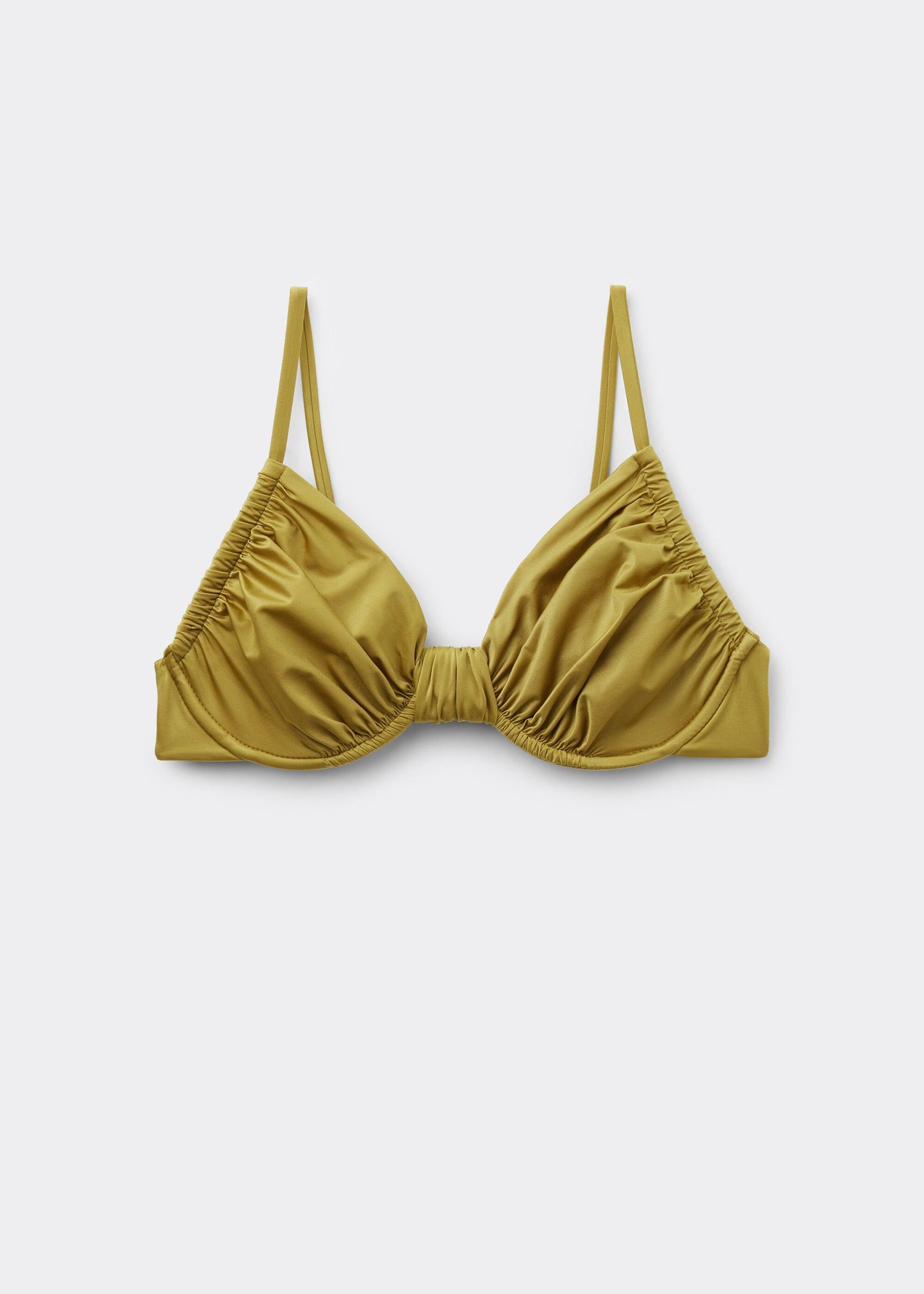 Satin Satin Bikini Top