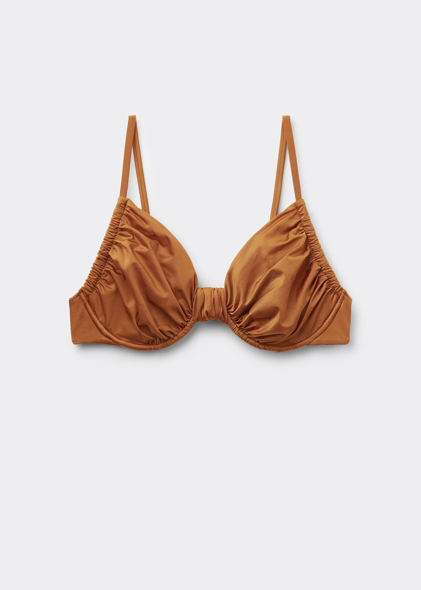 Satin Satin Bikini Top