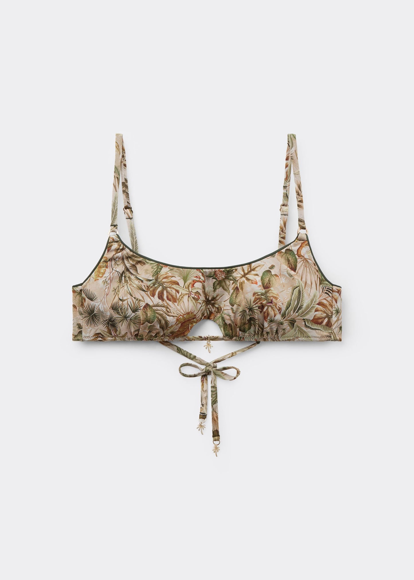 Brassiere Bikini Top Tropical Foliage