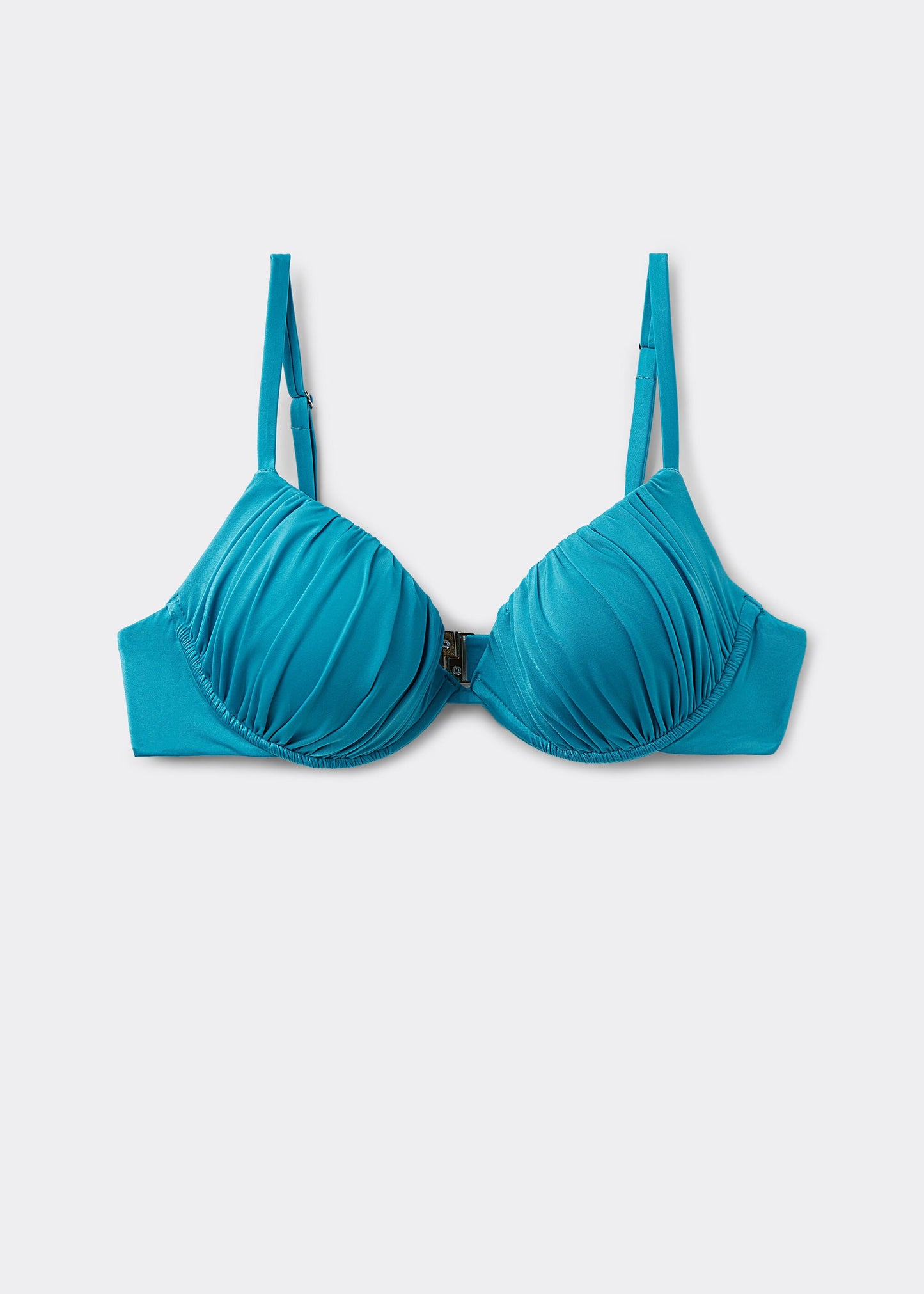 Push-Up Bikini Top Shiny Satin