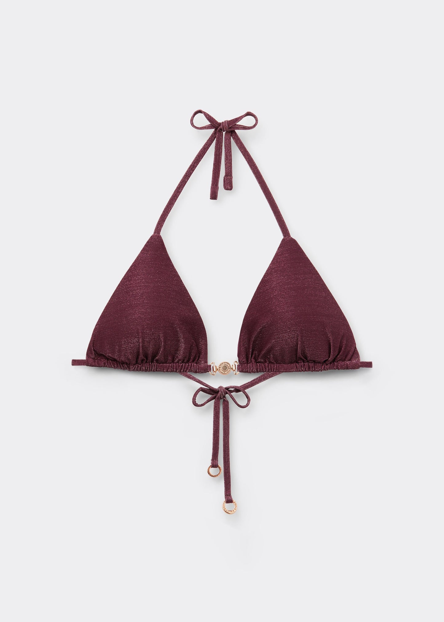 Triangle Bikini Top Golden Glow