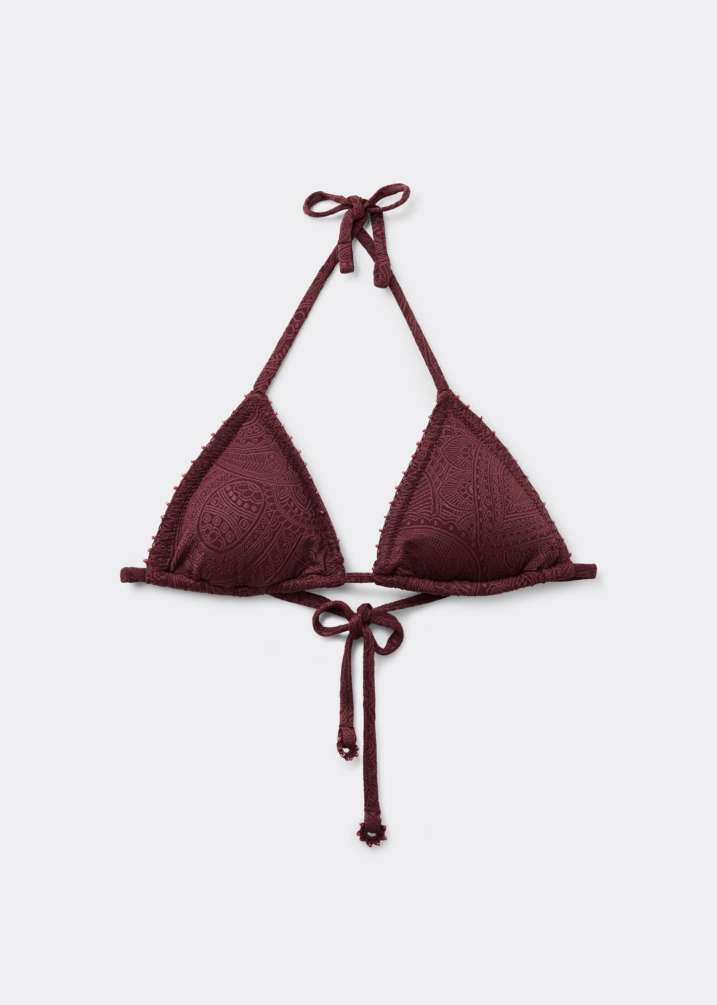 Triangle Bikini Top Precious Jacquard