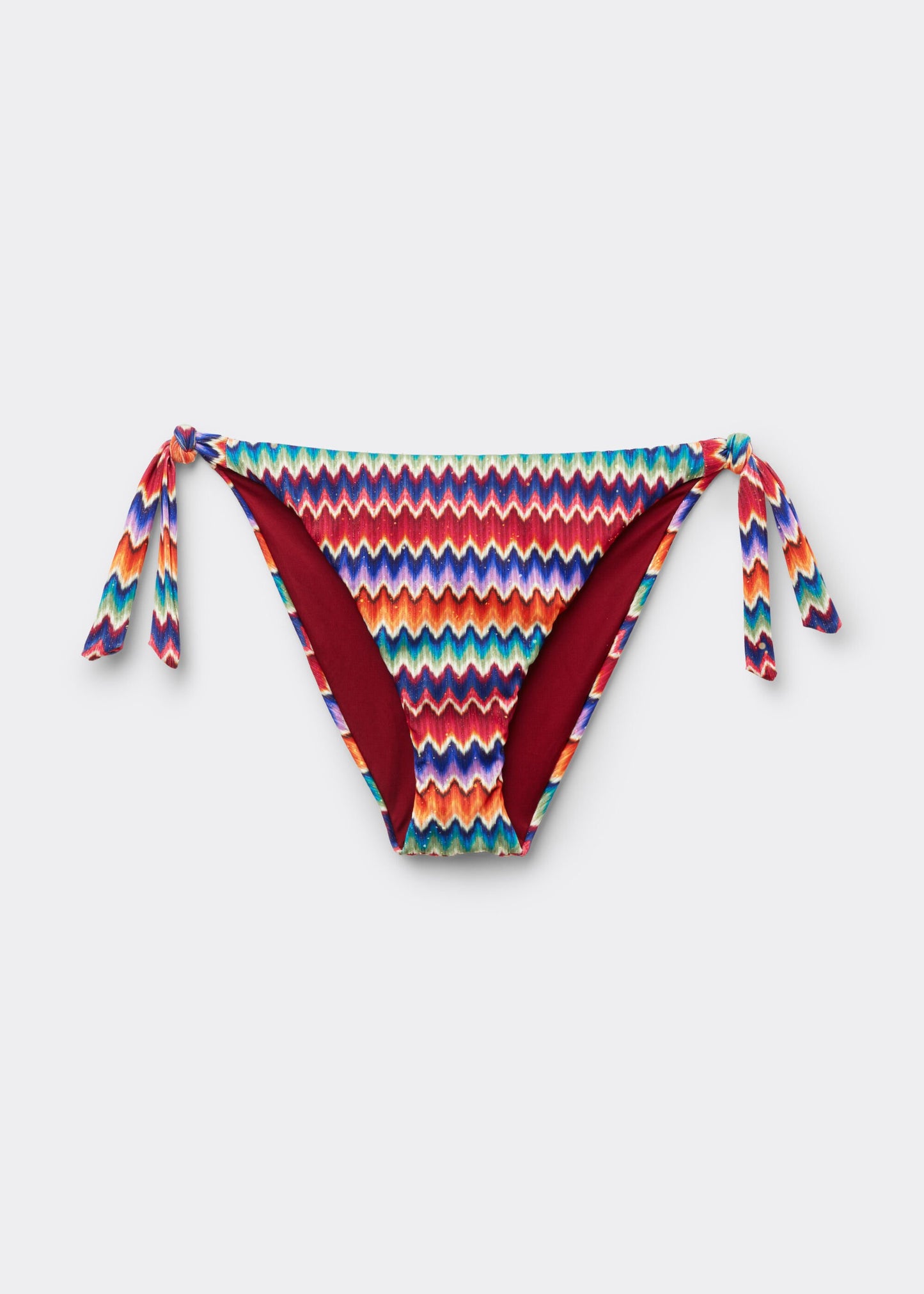 Bow Bikini Bottoms Vibrant Chevron