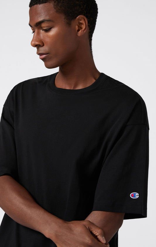 Herren T-Shirt aus schwerem Baumwoll-Jersey in T-Form