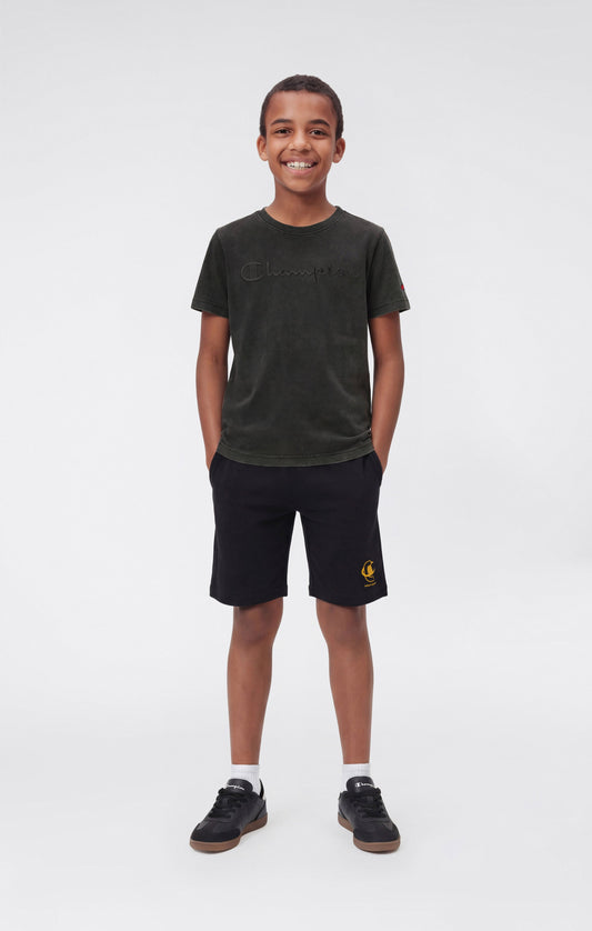 Jungen T-Shirt mit großem Logo und Icons
