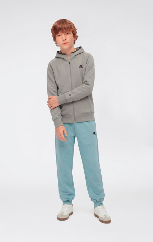 Jungen C-Tech Kapuzenjacke mit durchgehendem Reißverschluss