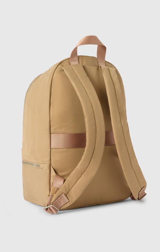 Satin-Rucksack mit Bodenfach