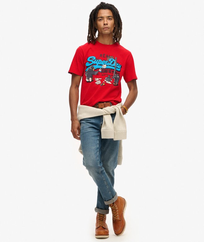 Gasoline Graphic Relaxed T-Shirt