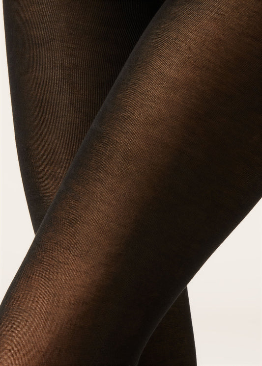 Matt Ultra Light Opaque Tights with Cashmere