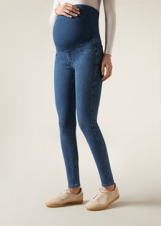 Denim Maternity Leggings