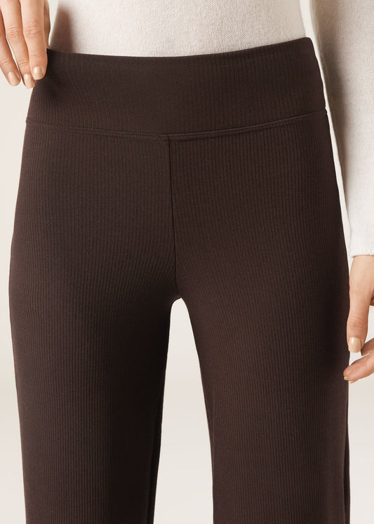 Palazzo Trousers with Cashmere