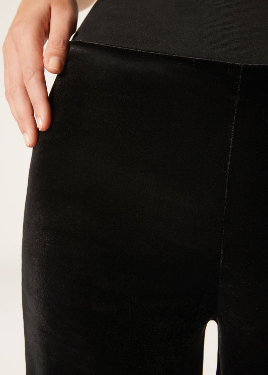 Velvet Palazzo Trousers