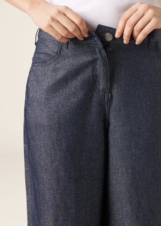 Palazzo Ultralight Glitter Jeans