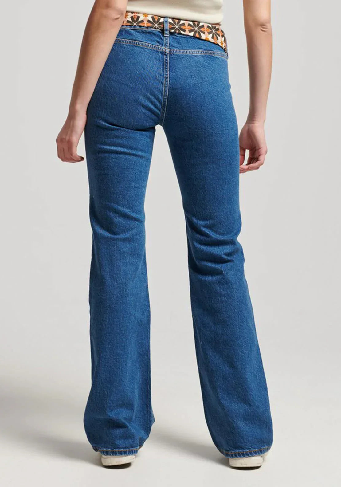 Organic Cotton Vintage Low Rise Slim Flare Jeans
