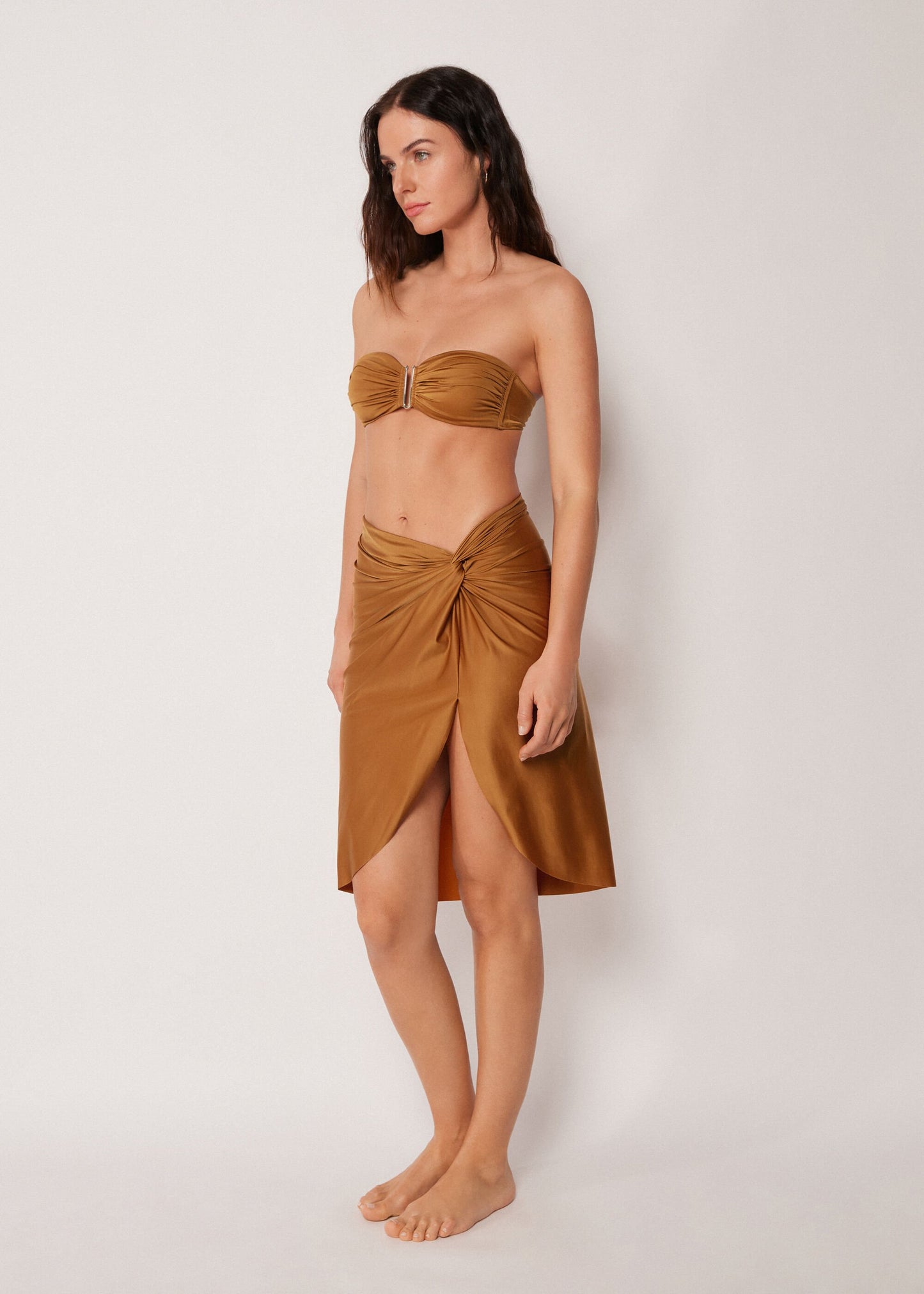 Pareo Skirt Shiny Satin