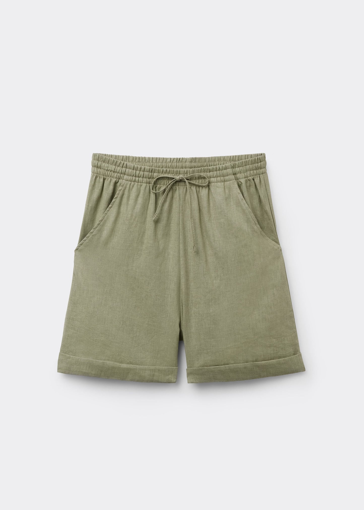Linen and Viscose Shorts