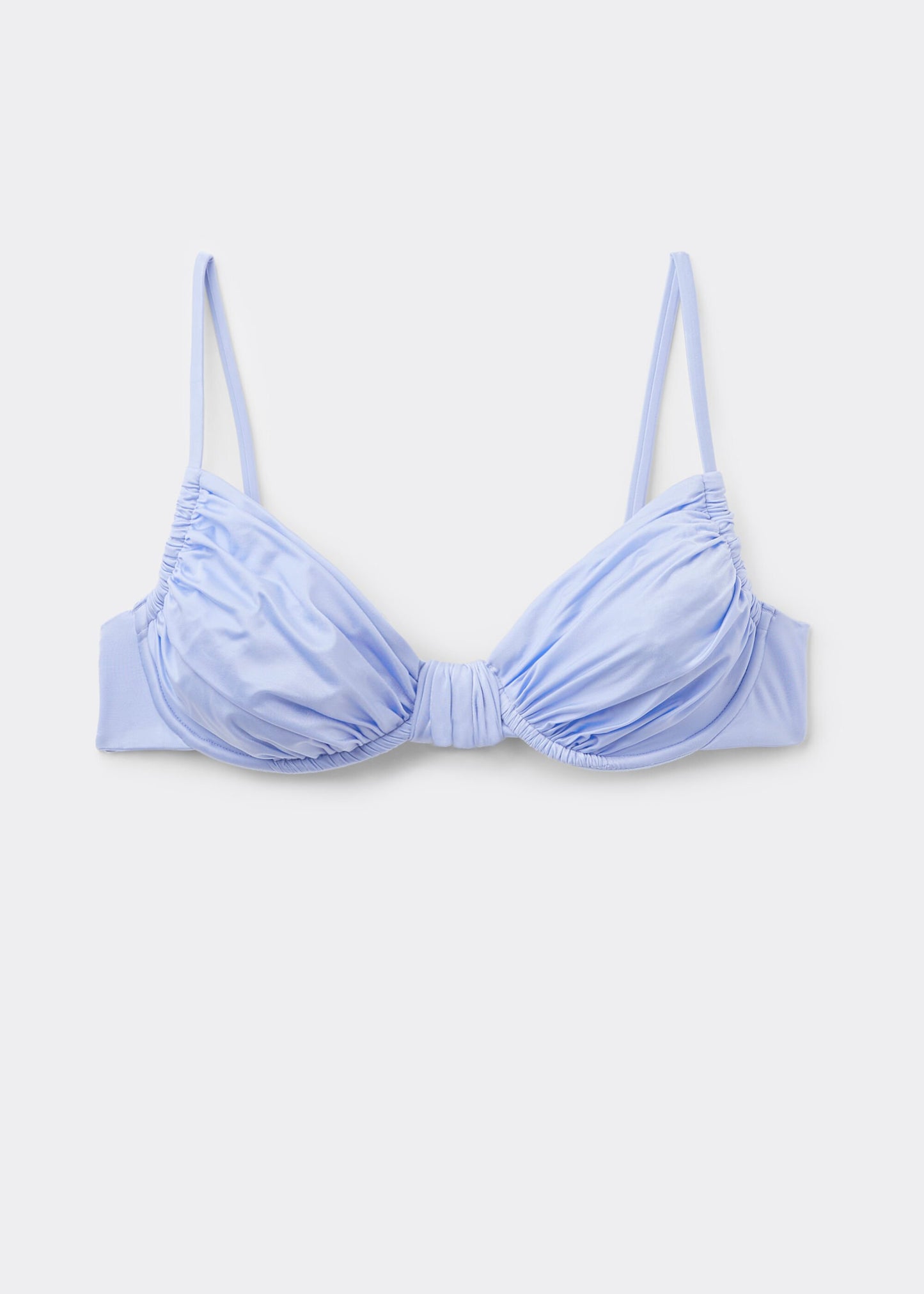 Satin Satin Bikini Top