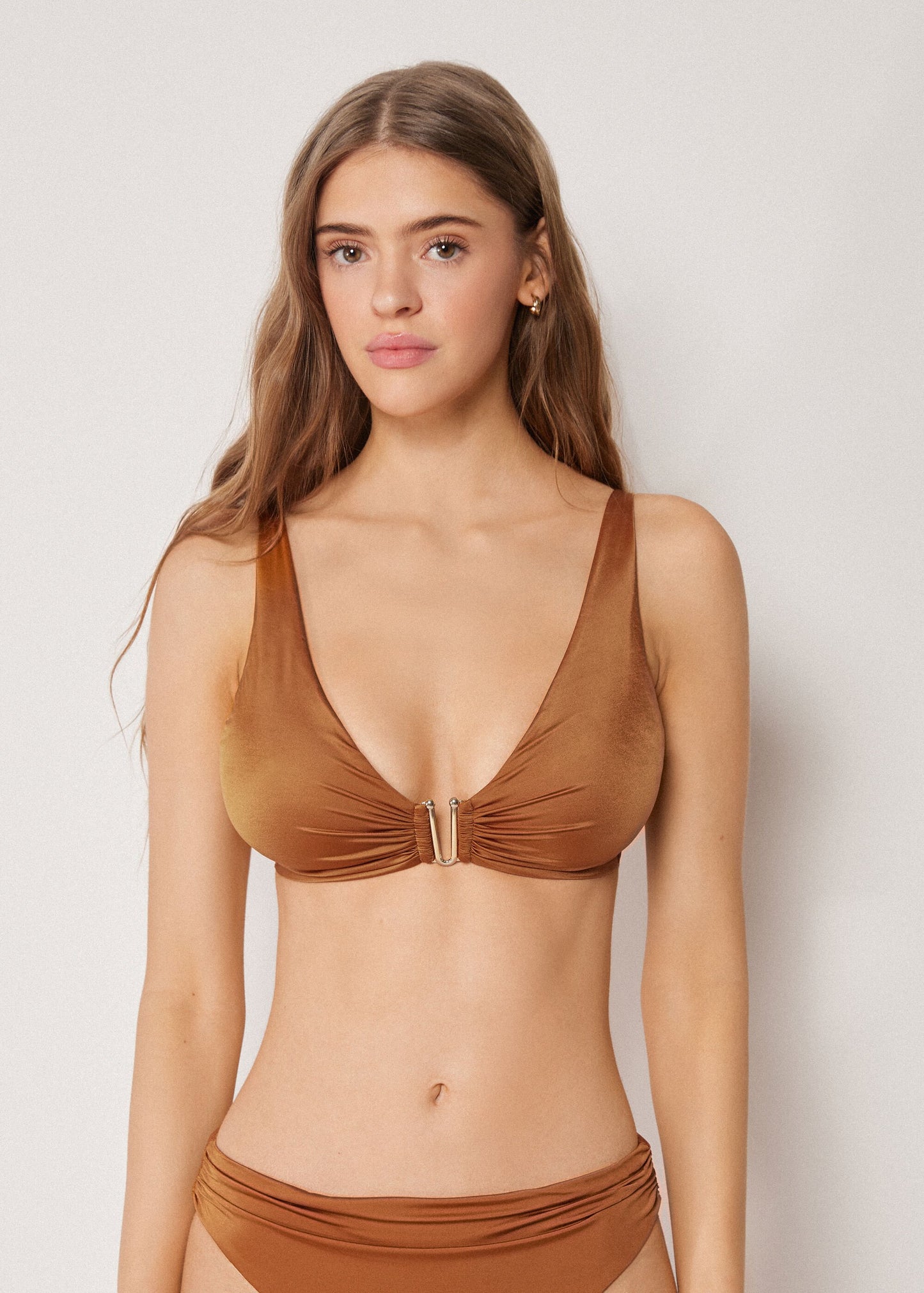 Brassiere Bikini Top Shiny Satin