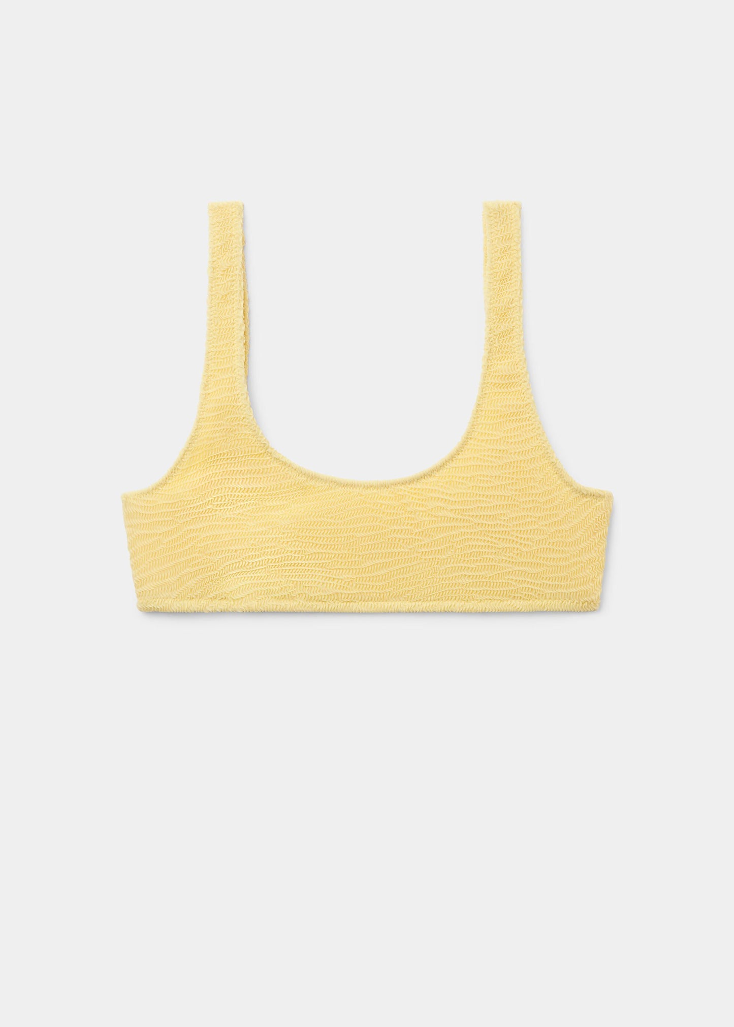 Brassiere Bikini Top Crinkle Waves