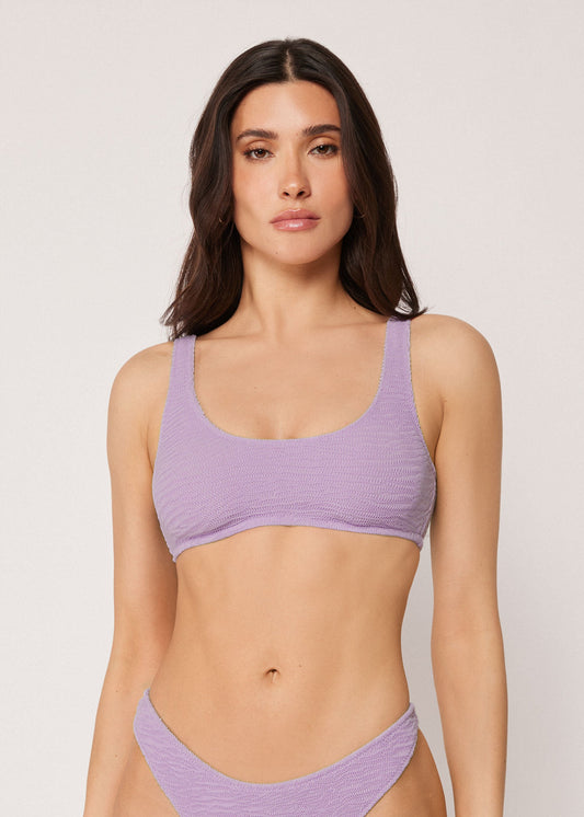 Brassiere Bikini Top Crinkle Waves