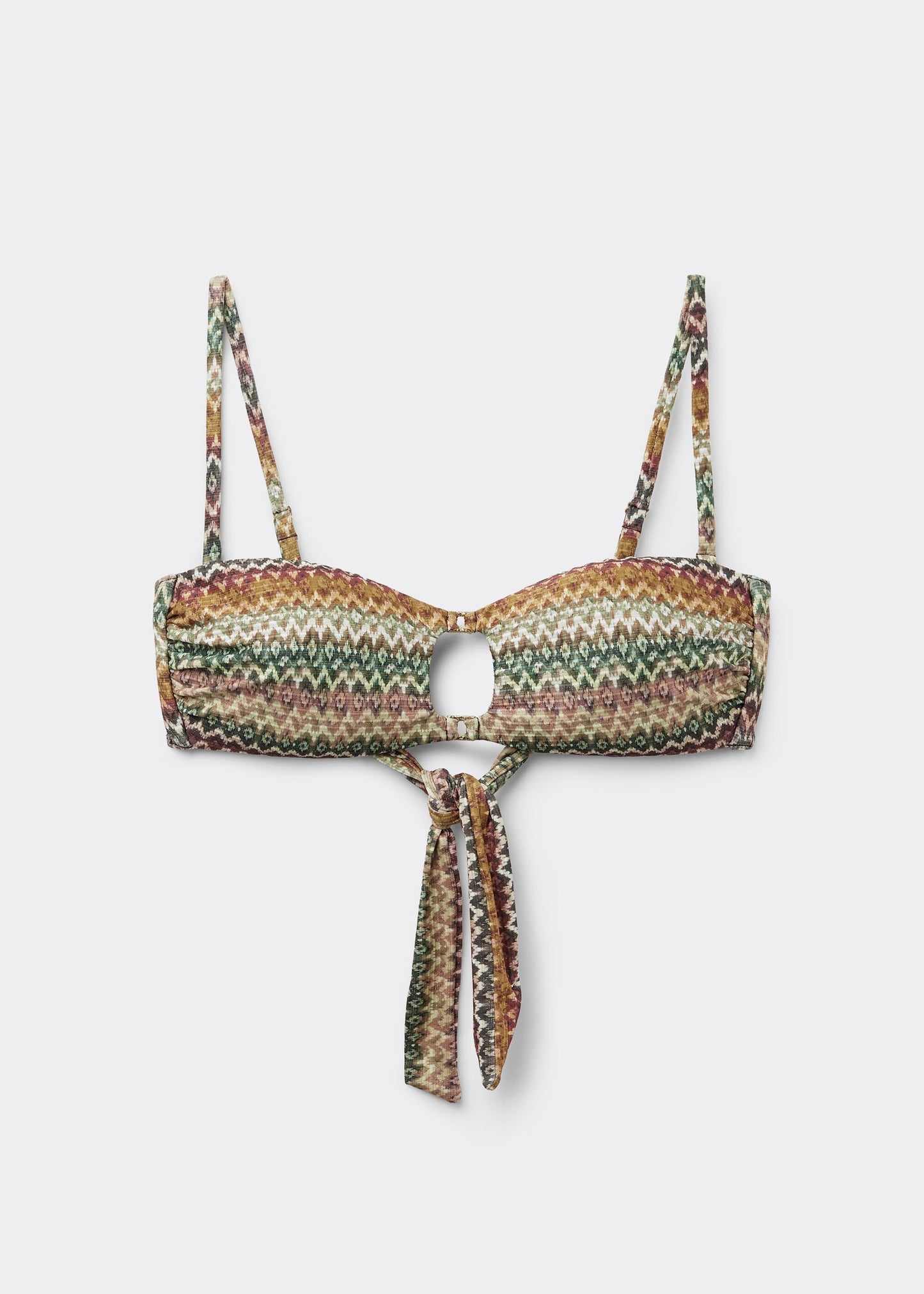Bandeau Bikini Top Elegant Ethnic