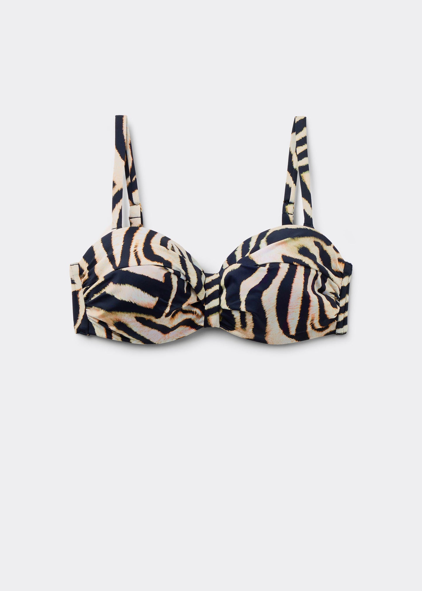 Bandeau Bikini Top Savannah Zebra