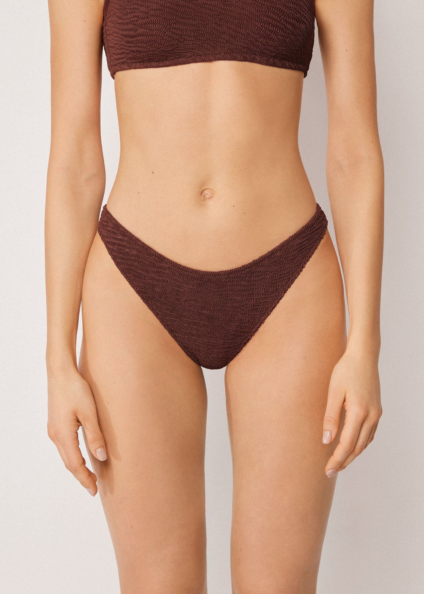 Brazilian Bikini Bottoms Crinkle Waves