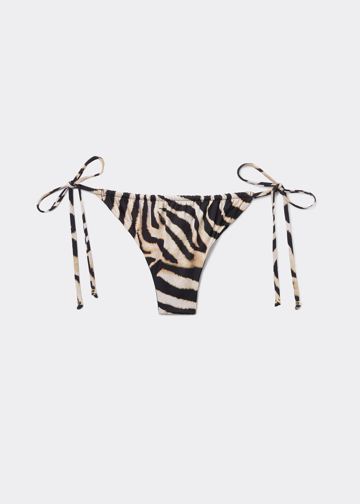 Tie Side Brazilian Bikini Bottoms Savannah Zebra