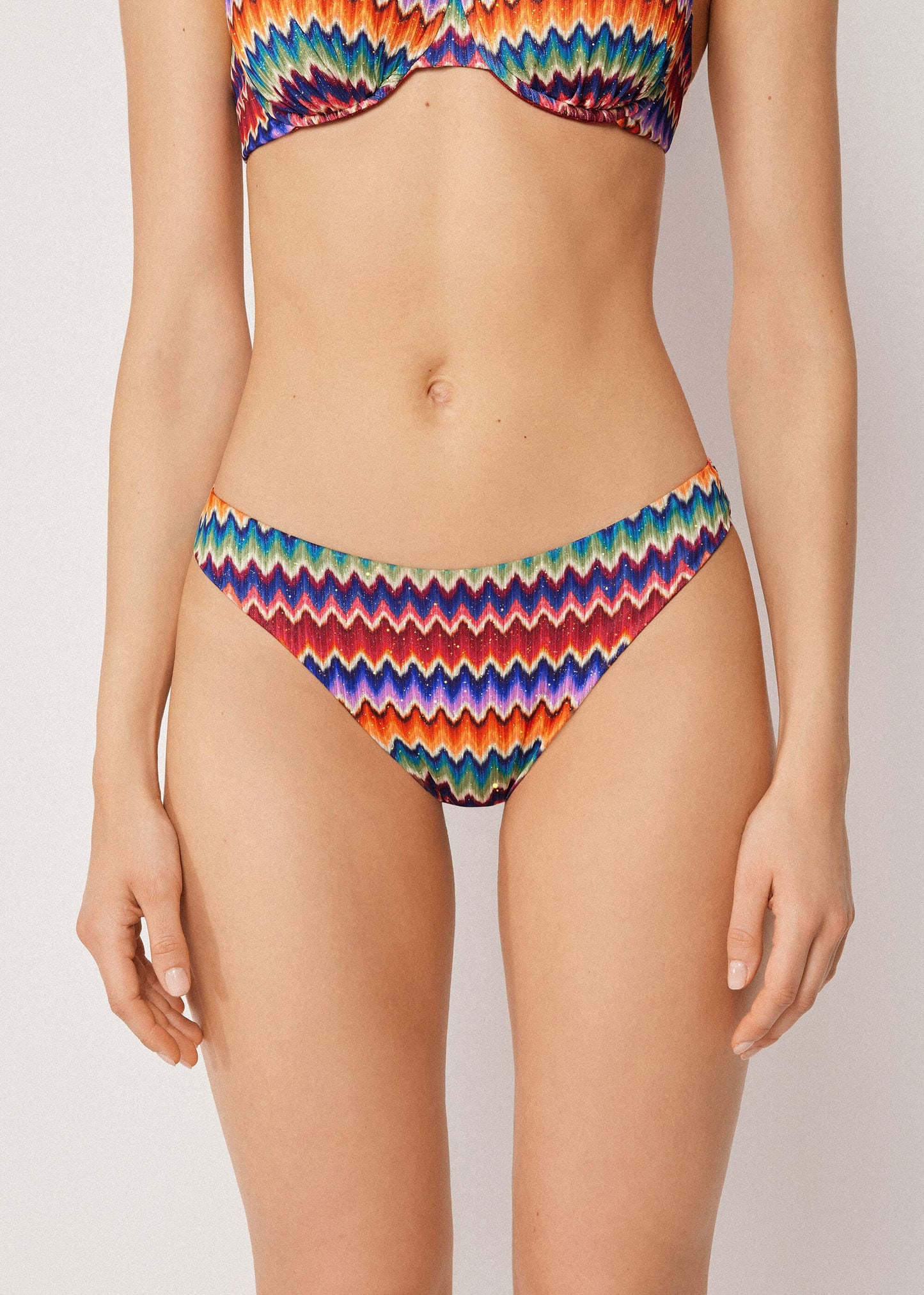 Bikini Bottoms Vibrant Chevron