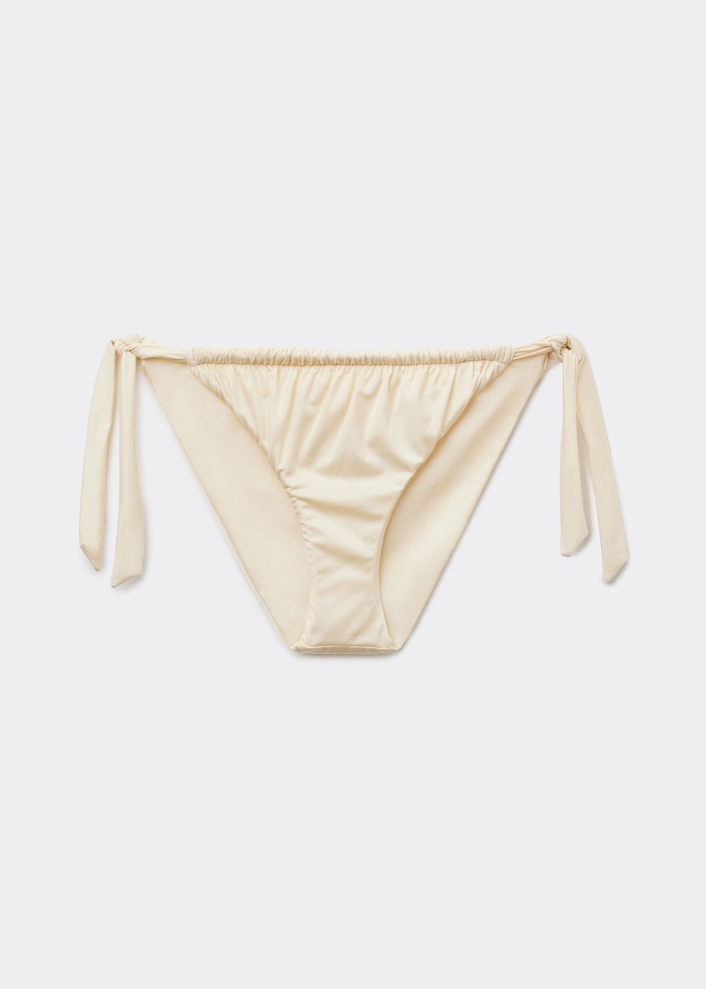 Bikini Briefs with Side Ties Shiny Satin