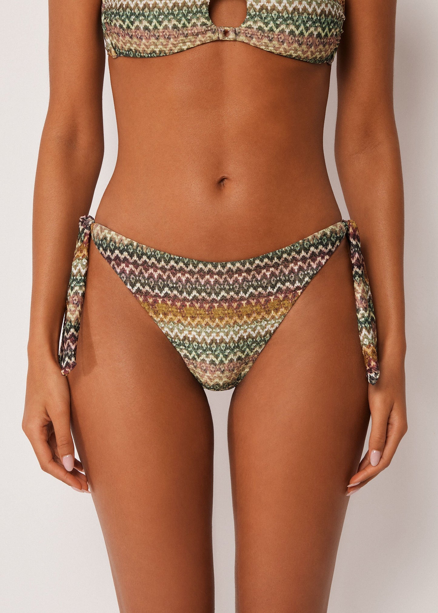 Bow Bikini Bottoms Elegant Ethnic