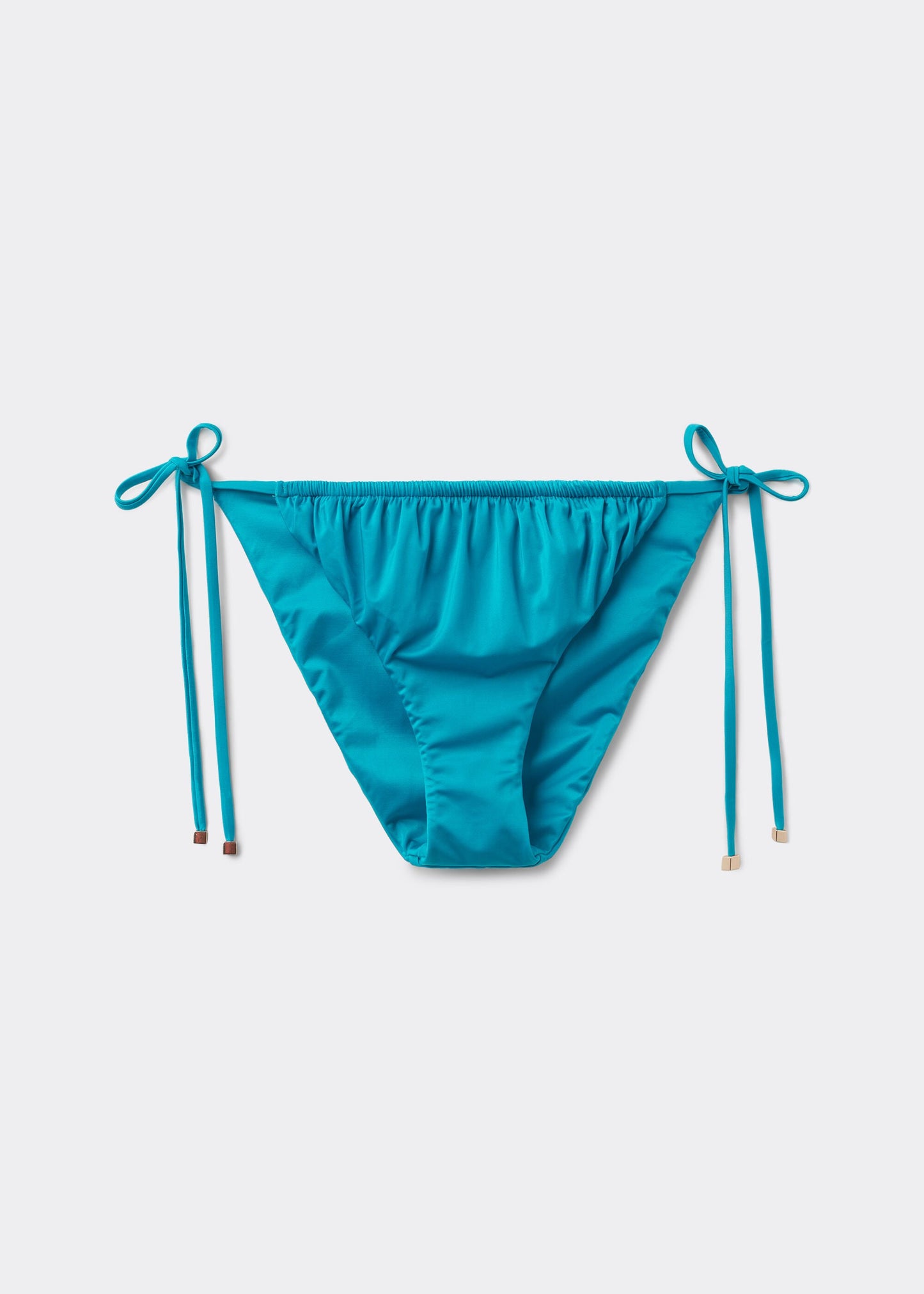 Tie Bikini Bottoms Shiny Satin