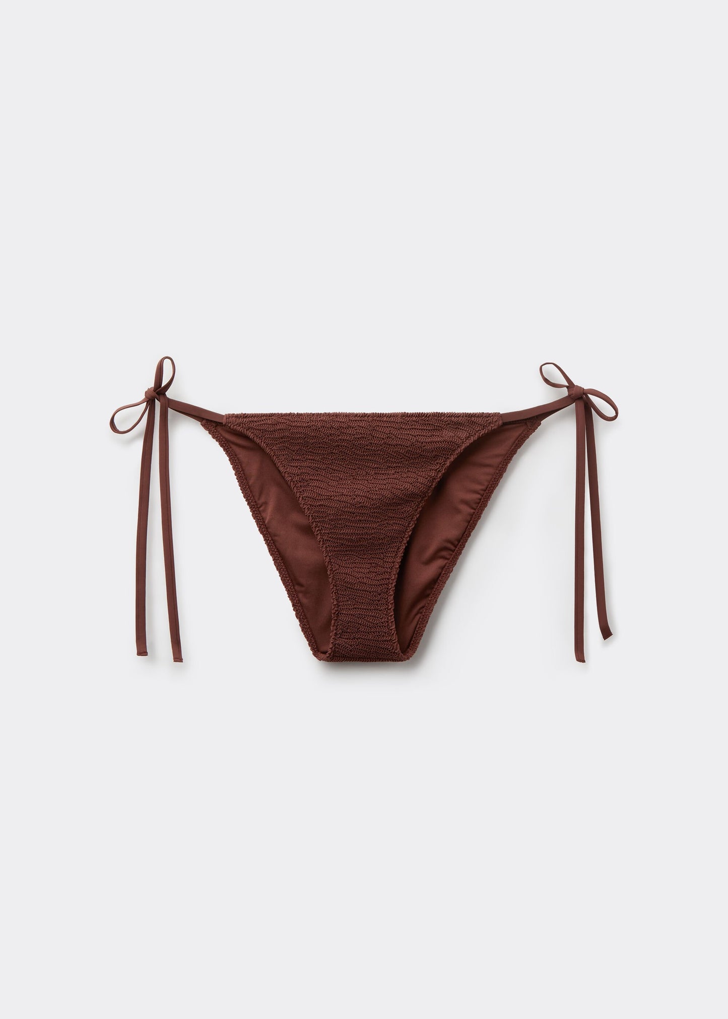 Tie Bikini Bottoms Crinkle Waves