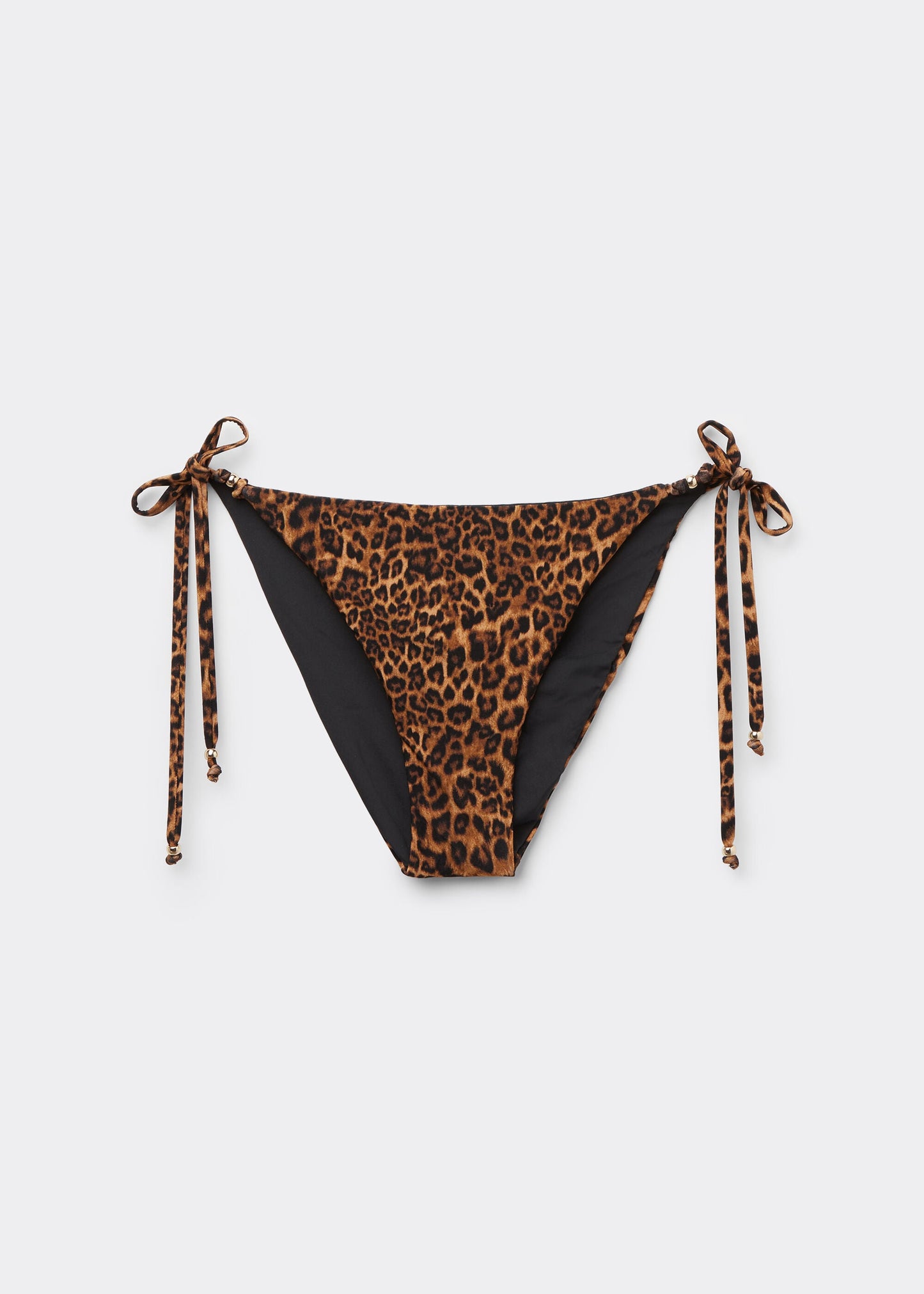 Tie Bikini Bottoms Wild Animalier