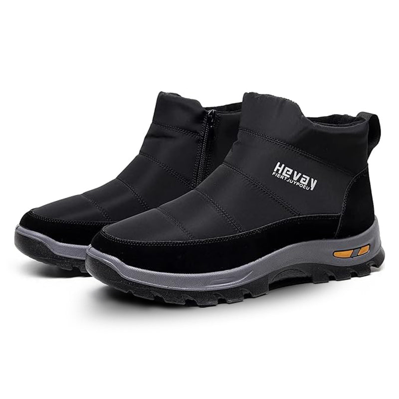 (Zeitlich begrenztes 49 % Rabattangebot) Orthopädische Herren-Schneestiefel mit Fußgewölbestütze, breiter Zehenpartie, bequem, wasserdicht, rutschfest, warme Arbeitsschuhe