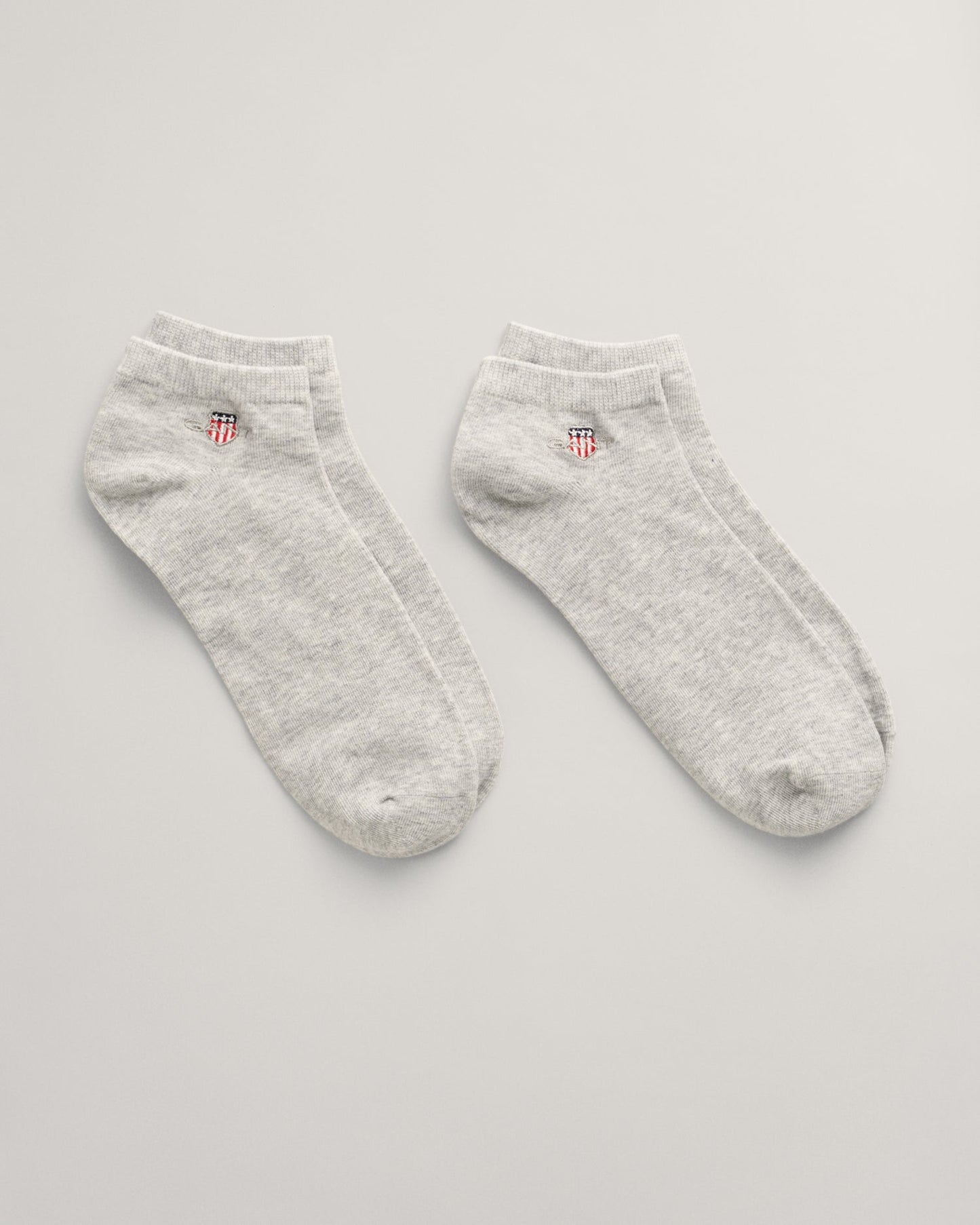 Men's 2-Pack Shield Ankle Socks - LIGHT GREY MELANGE