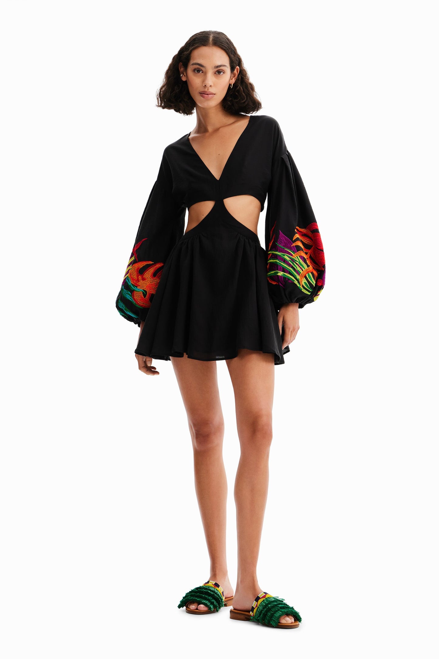 Short cut-out dress