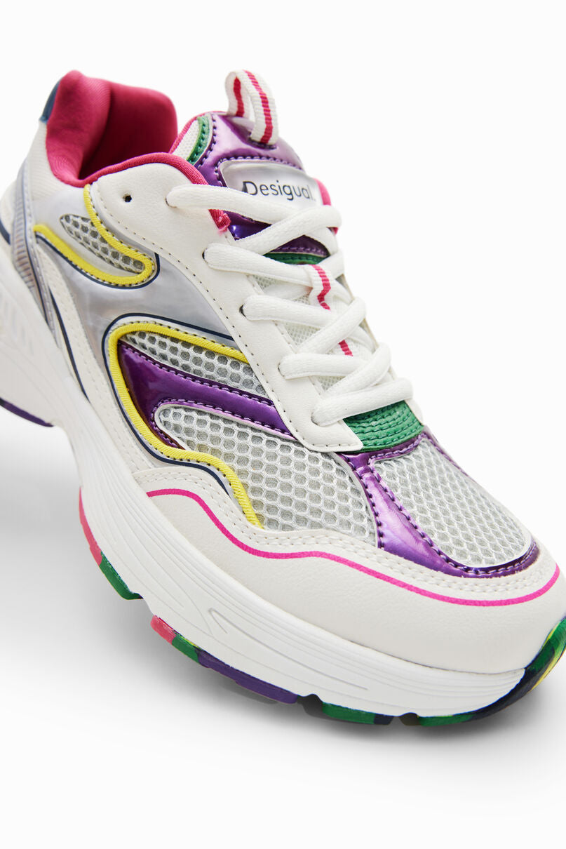 Multicolour running sneakers