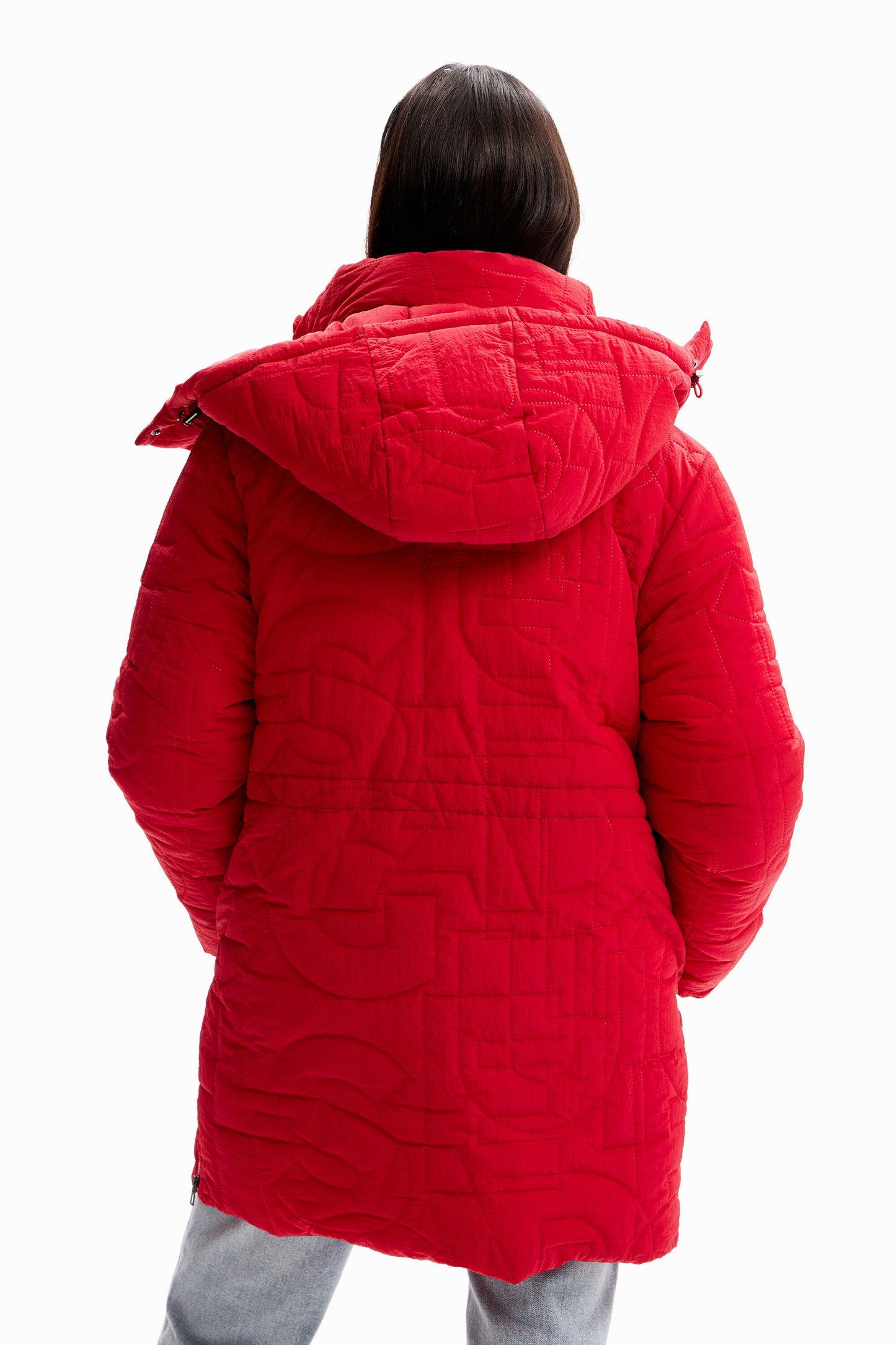 Padded zips coat
