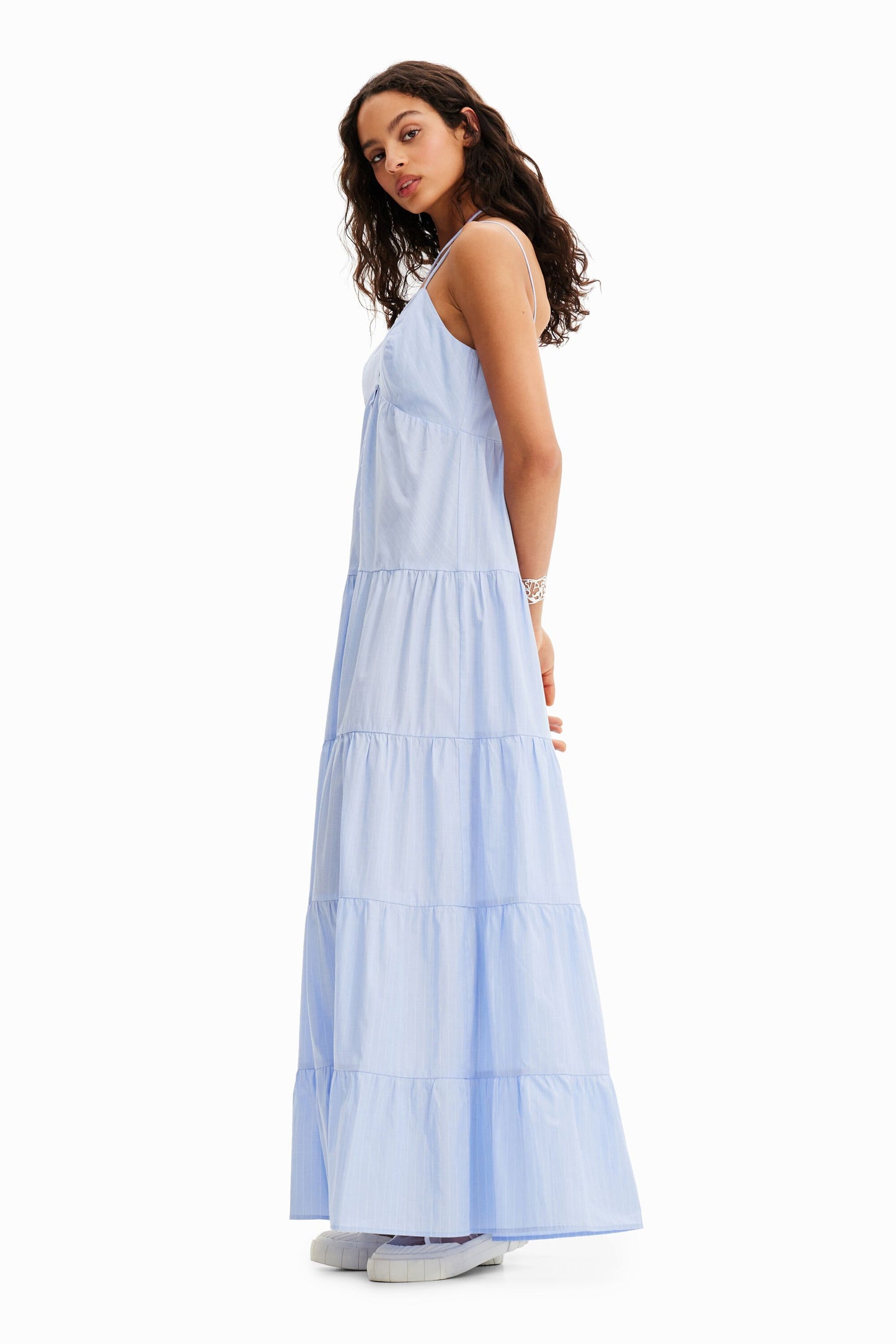 Long striped dress