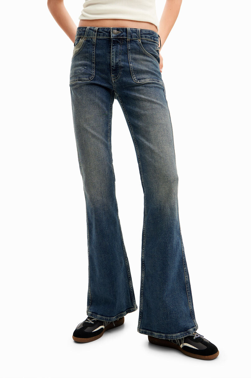 Flared jeans
