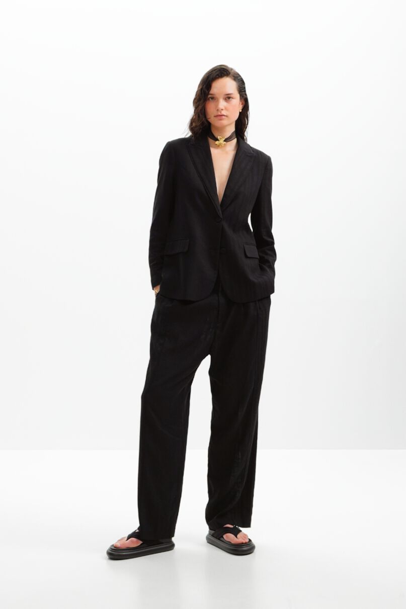 Rustic tailored trousers
