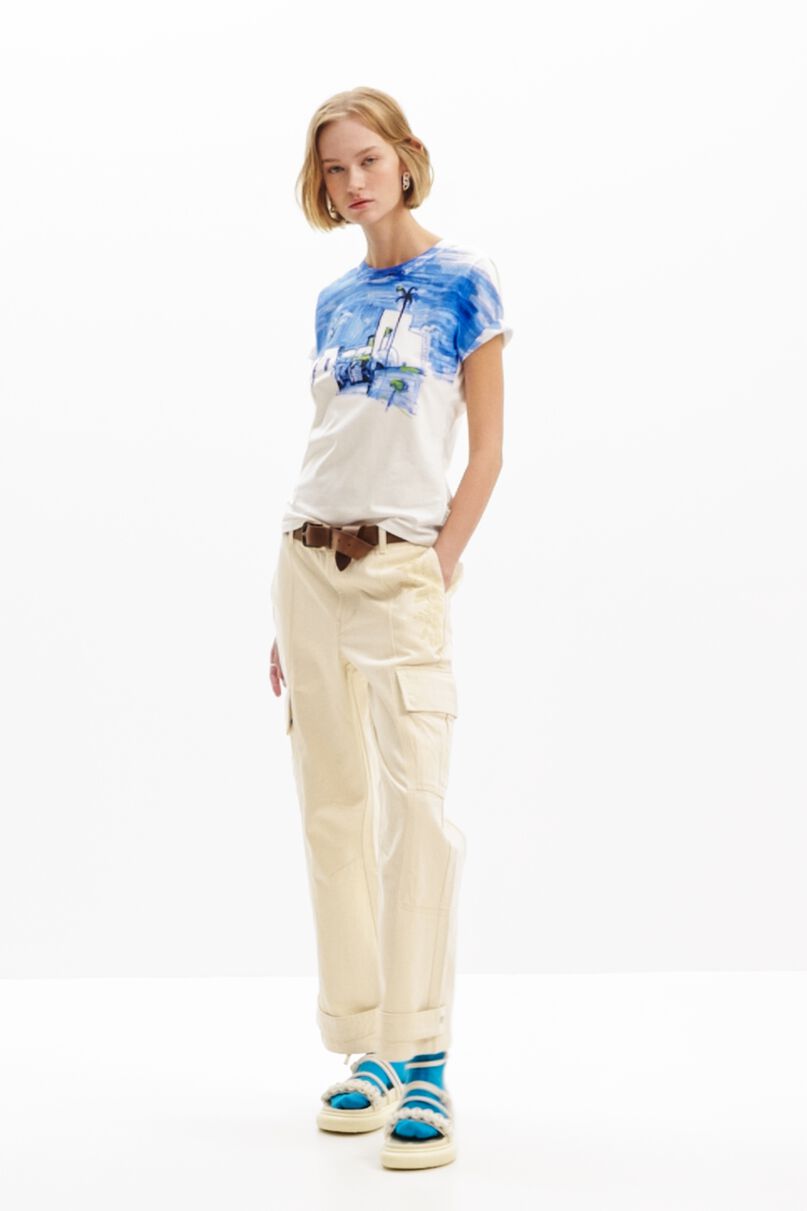Mediterranean landscape T-shirt