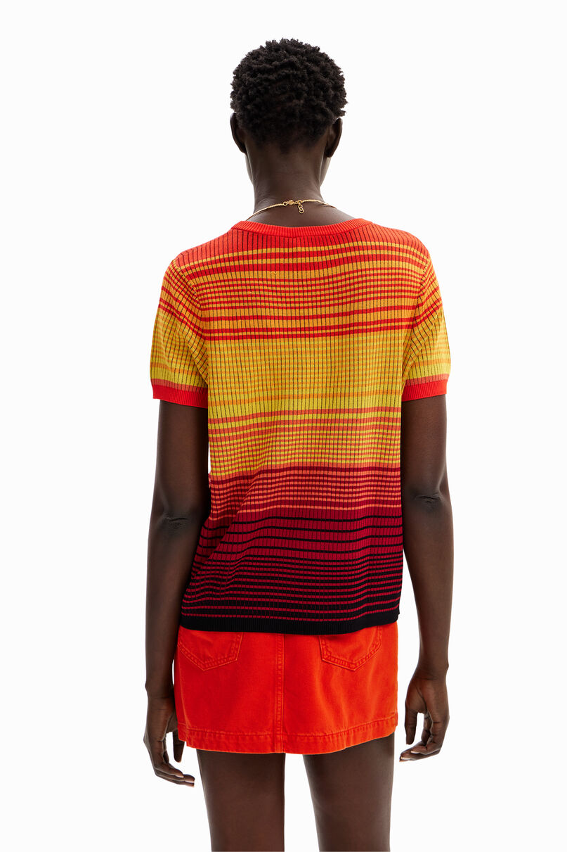 Knit palm tree T-shirt