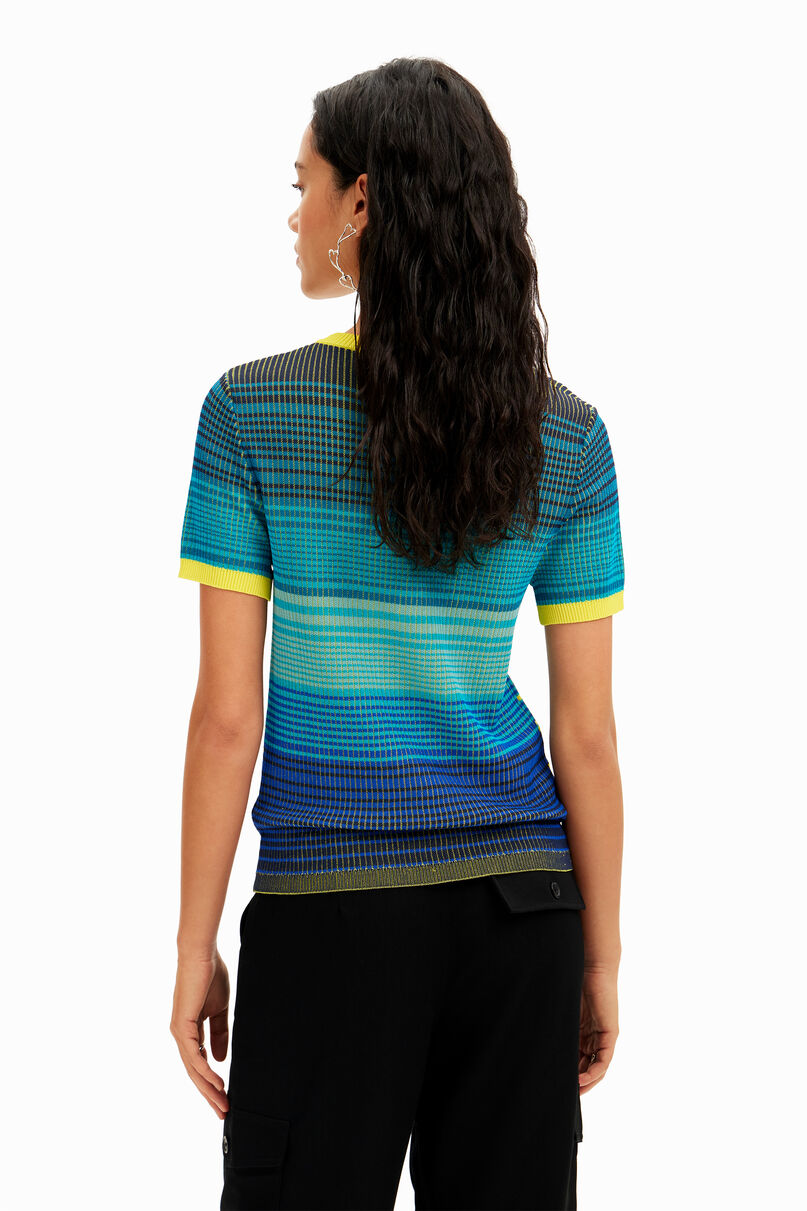 Knit wave T-shirt