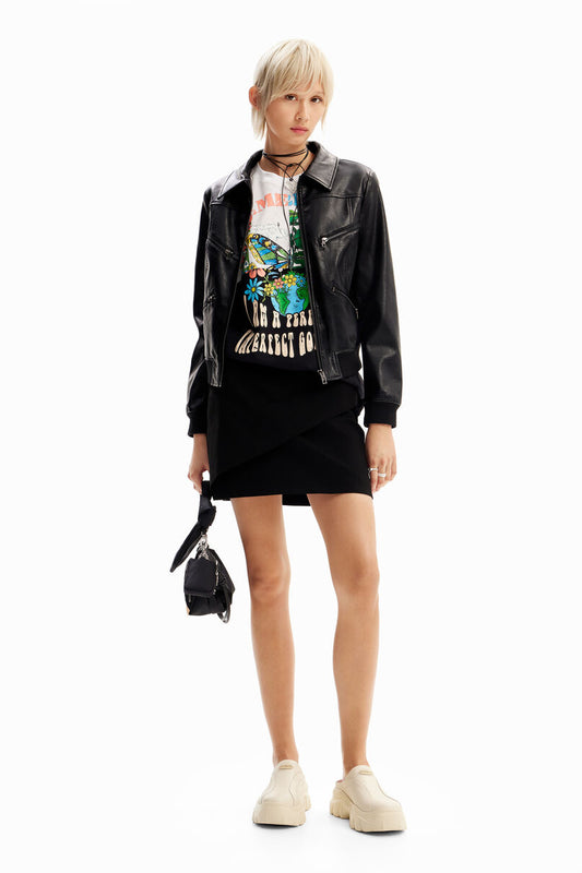 Retro patchwork T-shirt