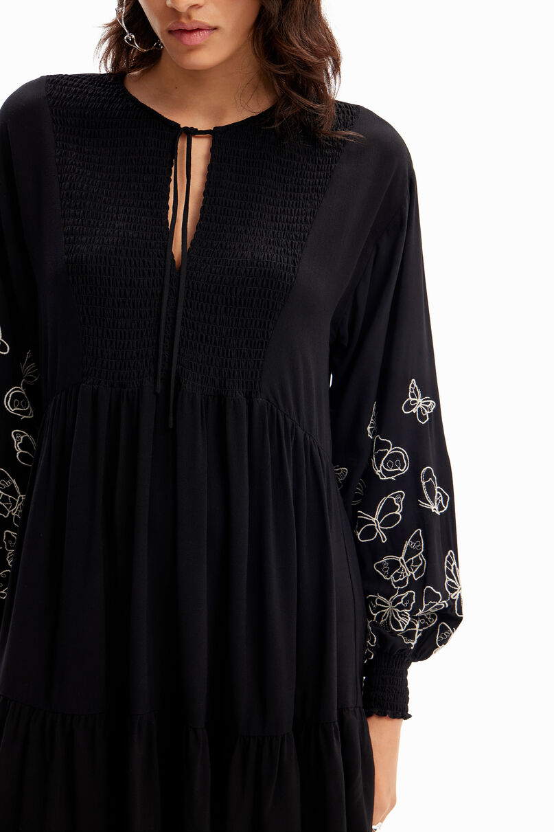 Short butterfly tunic dress